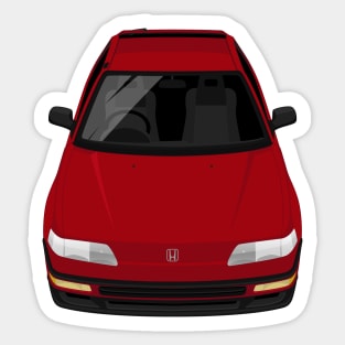 CRX SI 2nd gen 1988-1991 - Red Sticker